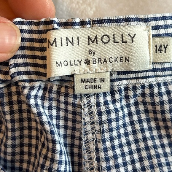 Mini Molly Gingham Skort with Bow - Picture 3 of 8